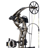 Bear Archery Adapt+ Ready to Hunt Compound Bow - The Hunting Public Hunting Bow in Mossy Oak Bottomland Camo