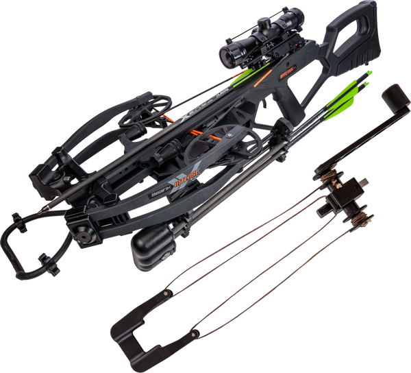 Bear X Intense CD Crossbow with Detachable Cocking Crank - Bear Crossbows for Hunting